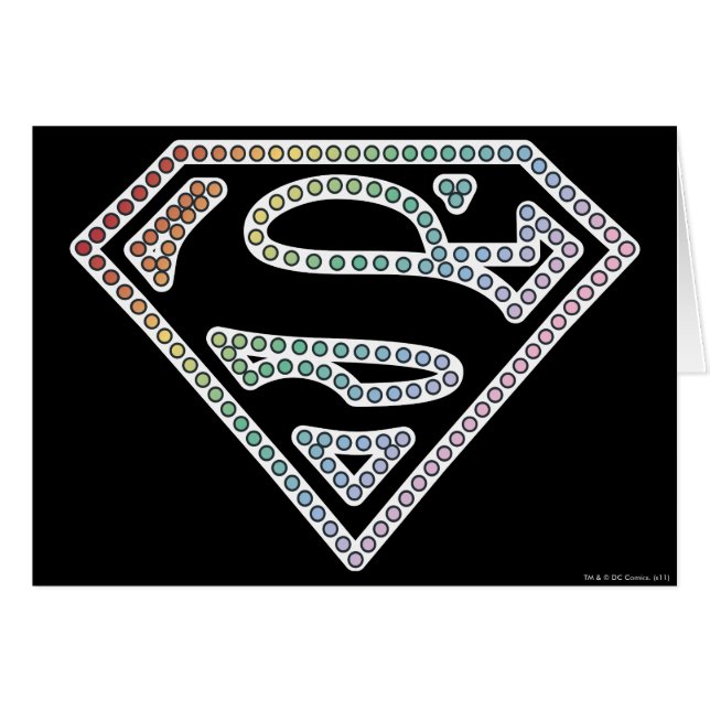 Supergirl Rainbow Outline Logo (Front Horizontal)