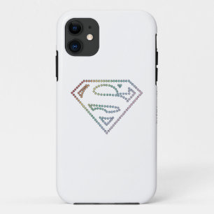 Supergirl Rainbow Outline Logo iPhone 11 Case