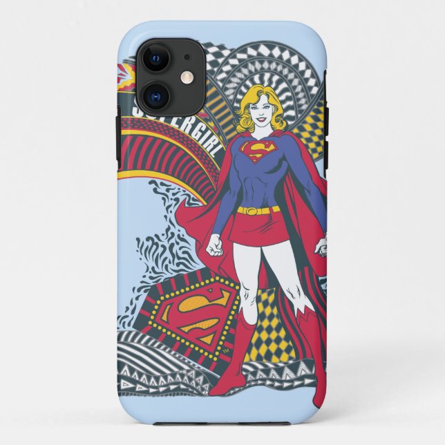 Supergirl Random World 1 Case-Mate iPhone Case (Back)
