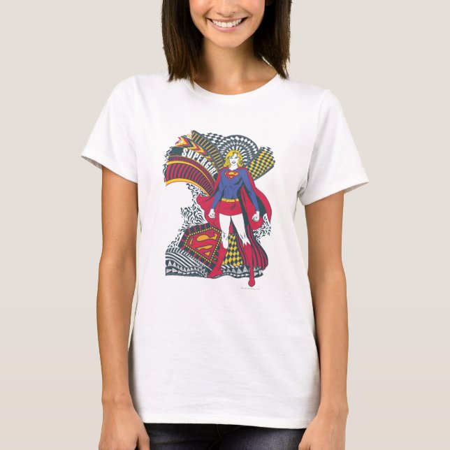 Supergirl Random World 1 T-Shirt (Front)