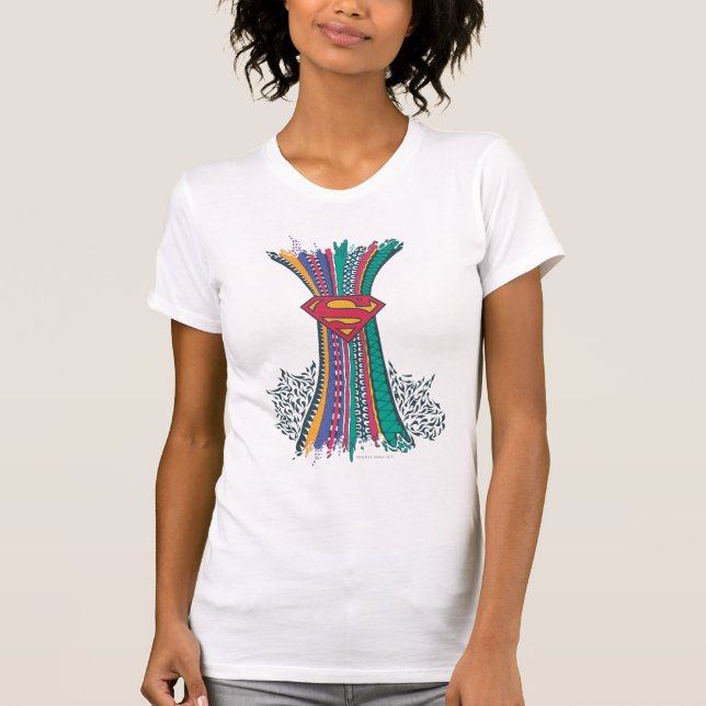Supergirl Random World 4 T-Shirt (Front)