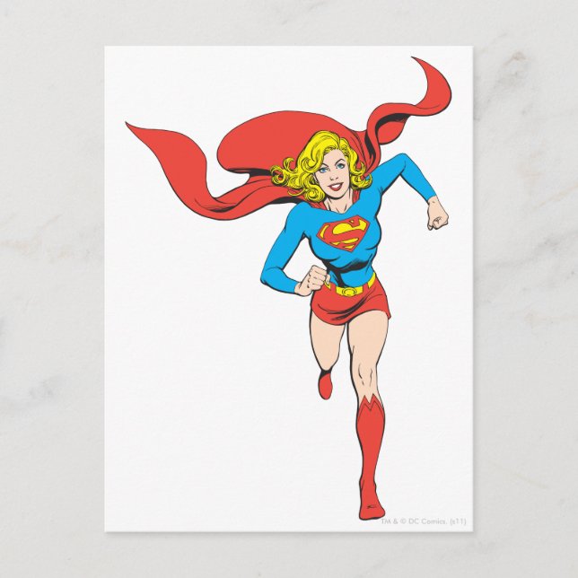 Supergirl Ready to Go Postcard (Front)