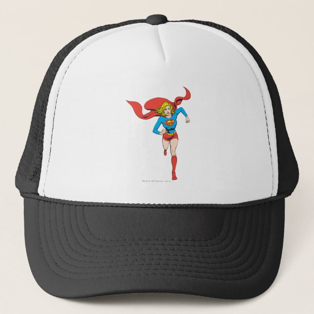 Supergirl Ready to Go Trucker Hat (Front)