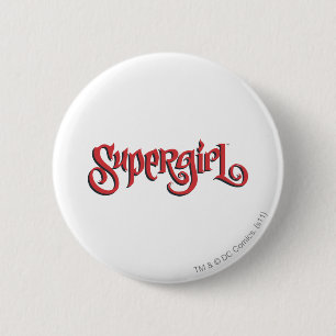 Supergirl Red Logo 6 Cm Round Badge