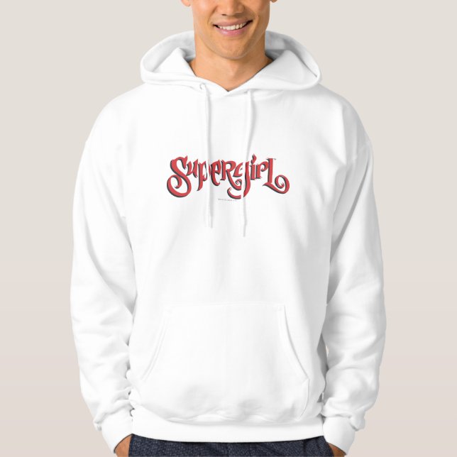 Supergirl Red Logo Hoodie (Front)