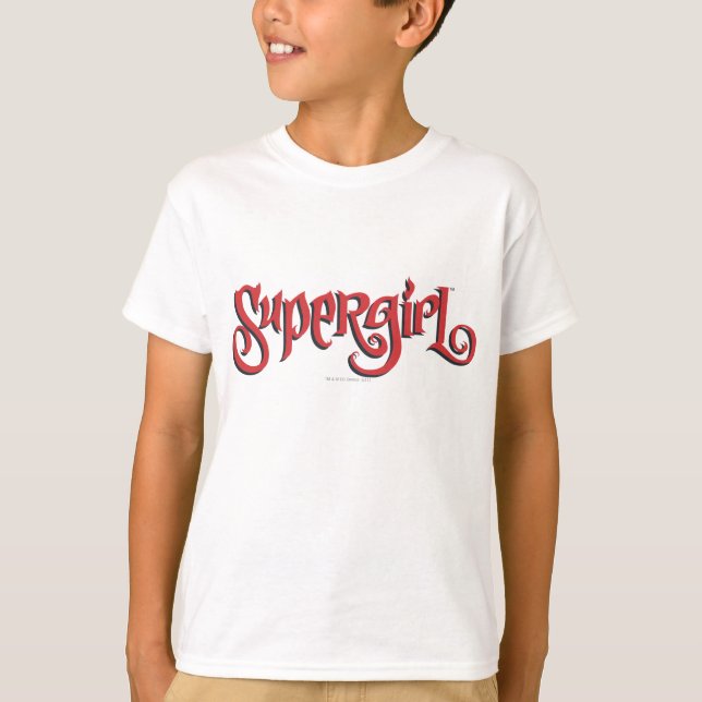 Supergirl Red Logo T-Shirt (Front)