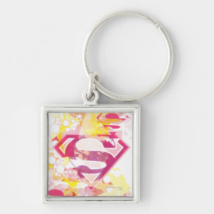 Supergirl Retro Logo Key Ring
