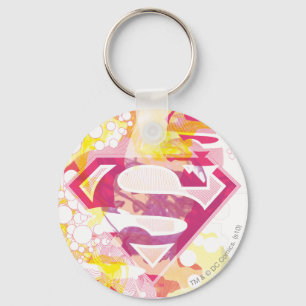 Supergirl Retro Logo Key Ring