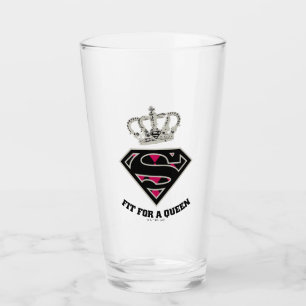 Supergirl S-Shield "Fit For A Queen" Glass