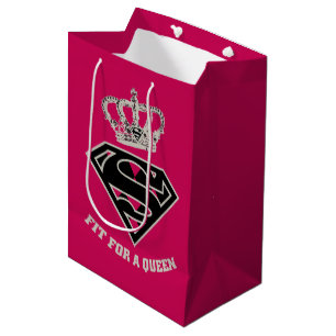 Supergirl S-Shield "Fit For A Queen" Medium Gift Bag