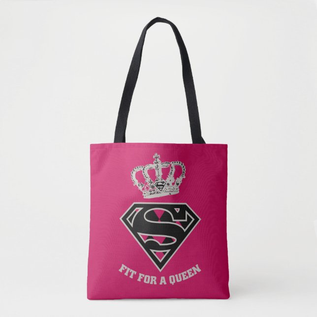 Supergirl S-Shield "Fit For A Queen" Tote Bag (Front)