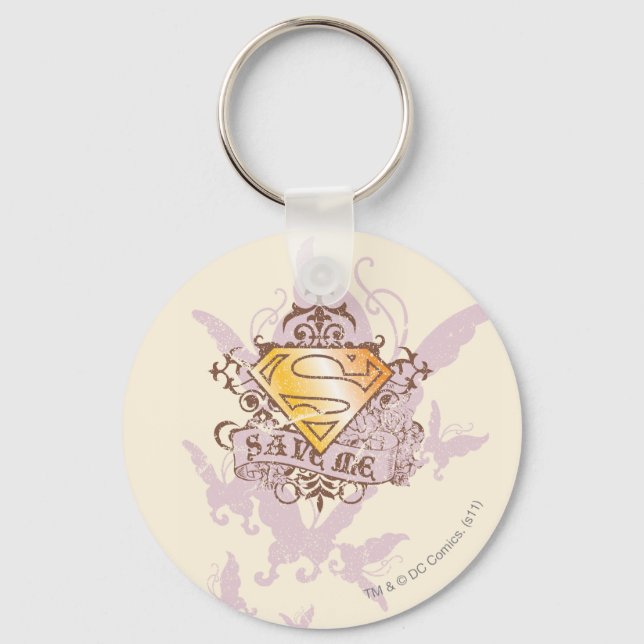 Supergirl Save Me Key Ring (Front)