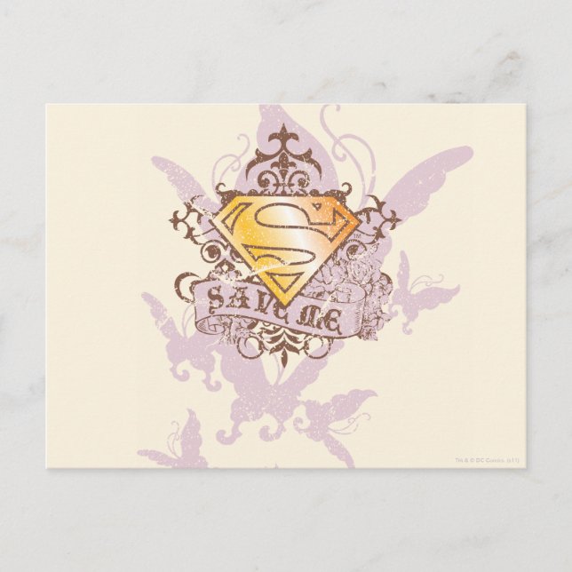 Supergirl Save Me Postcard (Front)
