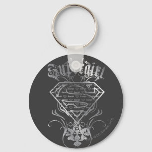 Supergirl Silver Logo Key Ring