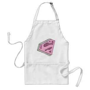 Supergirl Sketched Pink Logo Standard Apron