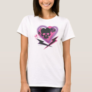 Supergirl Skulls and Lightning T-Shirt