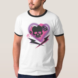 Supergirl Skulls and Lightning T-Shirt