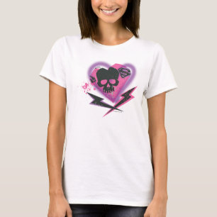 Supergirl Skulls and Lightning T-Shirt