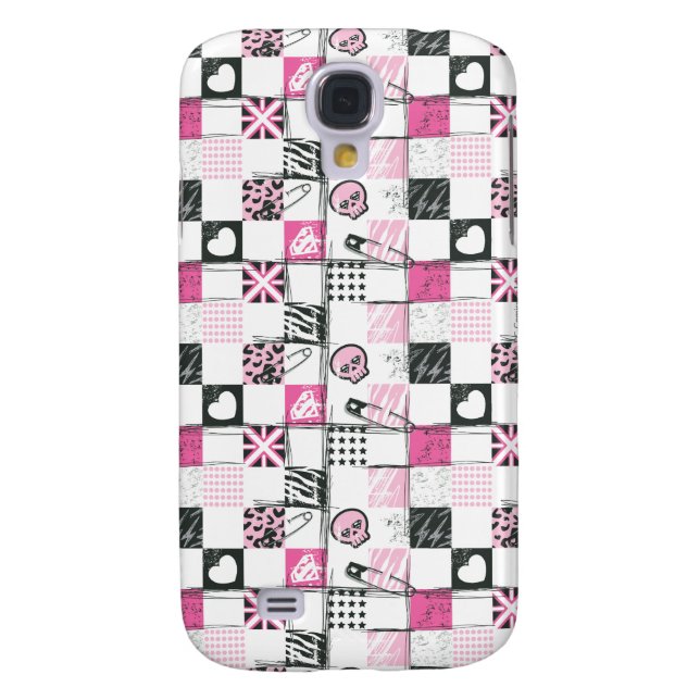 Supergirl Skulls and Pins Pattern Case-Mate Samsung Galaxy Case (Back)