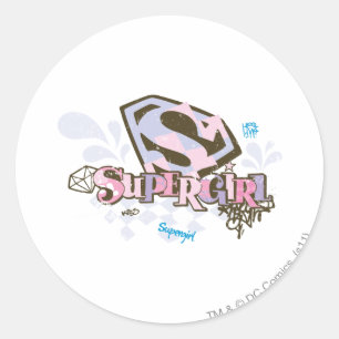 Supergirl So Fabulous 1 Classic Round Sticker