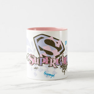 Supergirl So Fabulous 1 Two-Tone Coffee Mug
