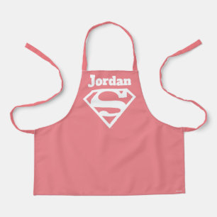 Supergirl Solid S-Shield Apron