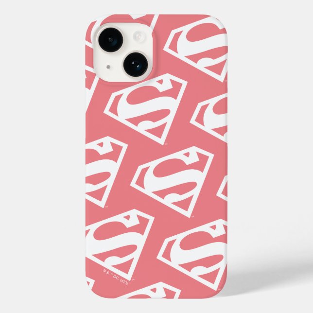 Supergirl Solid S-Shield Case-Mate iPhone Case (Back)