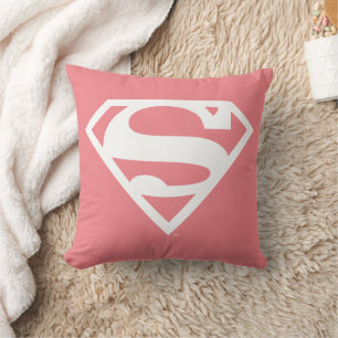 Supergirl Solid S-Shield Cushion