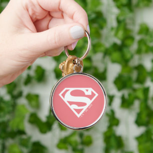 Supergirl Solid S-Shield Key Ring