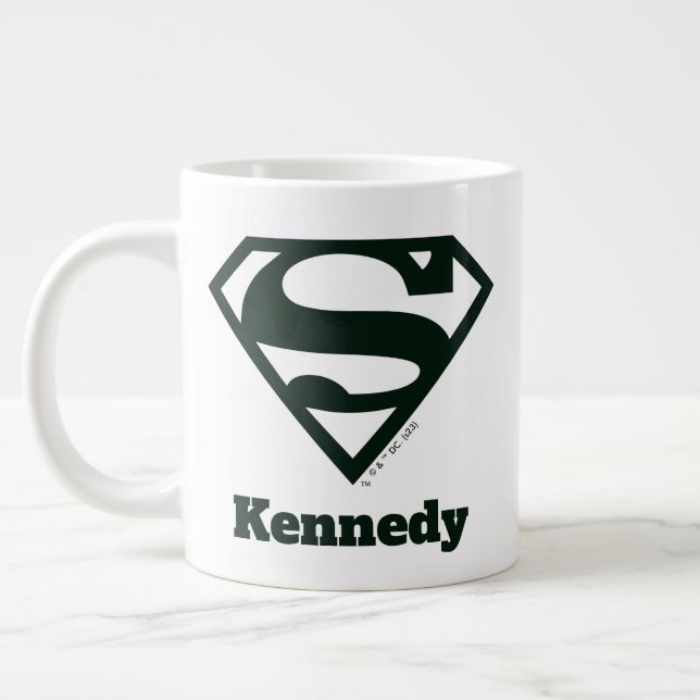 Supergirl Solid S-Shield Large Coffee Mug (Left)