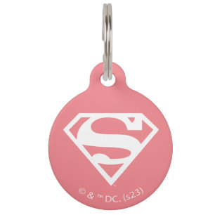 Supergirl Solid S-Shield Pet Tag
