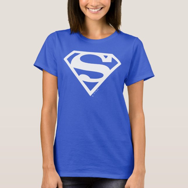 Supergirl Solid S-Shield T-Shirt (Front)