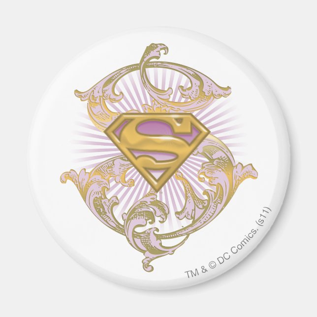 Supergirl Starbust Logo Magnet (Front)