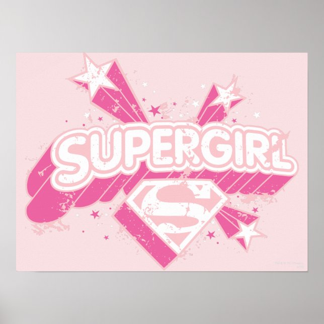 Supergirl Stars and Logo Poster (Front)