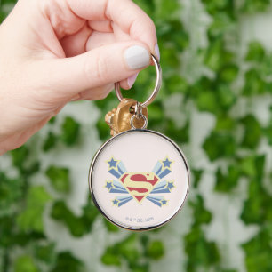 Supergirl Stars S-Shield Key Ring
