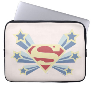 Supergirl Stars S-Shield Laptop Sleeve