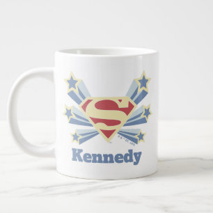 Supergirl Stars S-Shield Large Coffee Mug