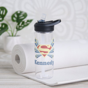 Supergirl Stars S-Shield Water Bottle