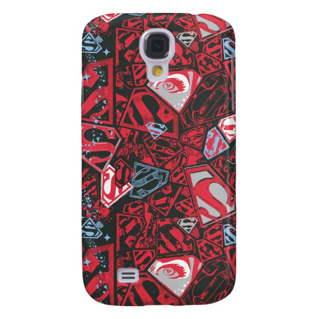Supergirl Stary Red Pattern Case-Mate Samsung Galaxy Case (Back)