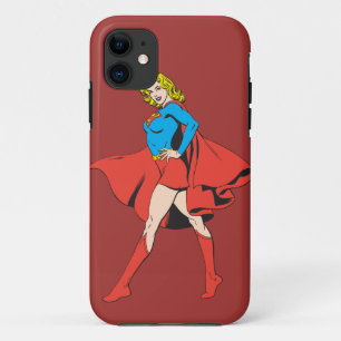 Supergirl Strikes a Pose iPhone 11 Case