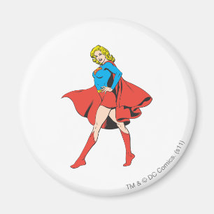 Supergirl Strikes a Pose Magnet