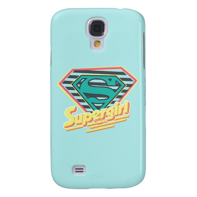 Supergirl Striped Logo Case-Mate Samsung Galaxy Case (Back)