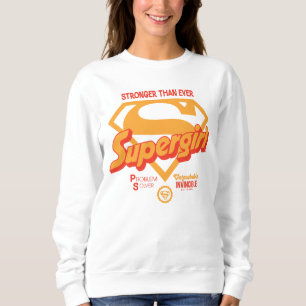 Supergirl Stronger Than Ever Retro Graphic Sweatshirt