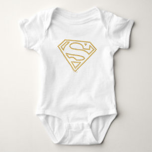 Supergirl Studded S-Shield Baby Bodysuit