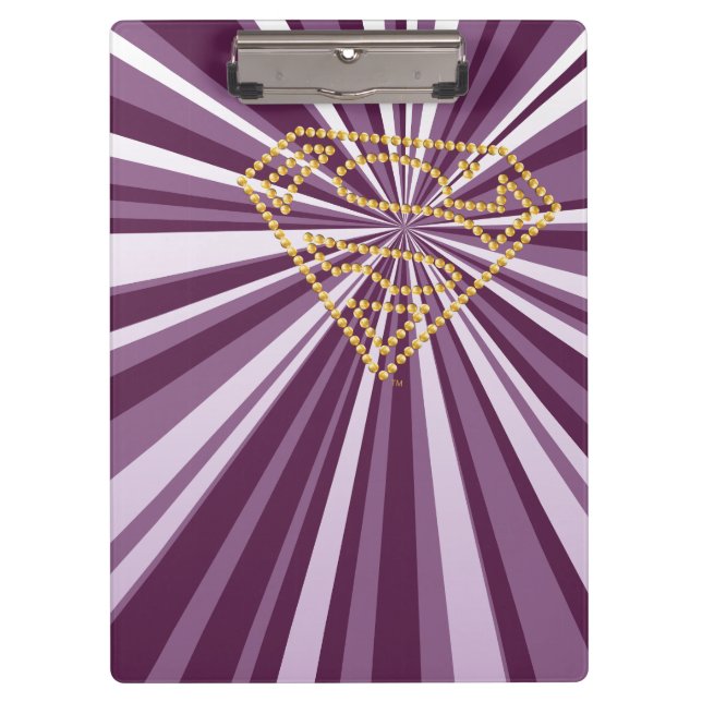 Supergirl Studded S-Shield Clipboard (Front)
