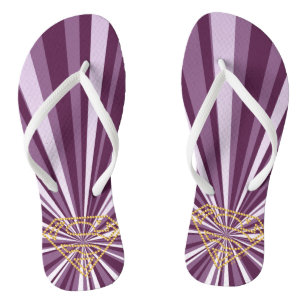 Supergirl Studded S-Shield Flip Flops