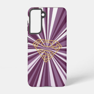 Supergirl Studded S-Shield Samsung Galaxy Case