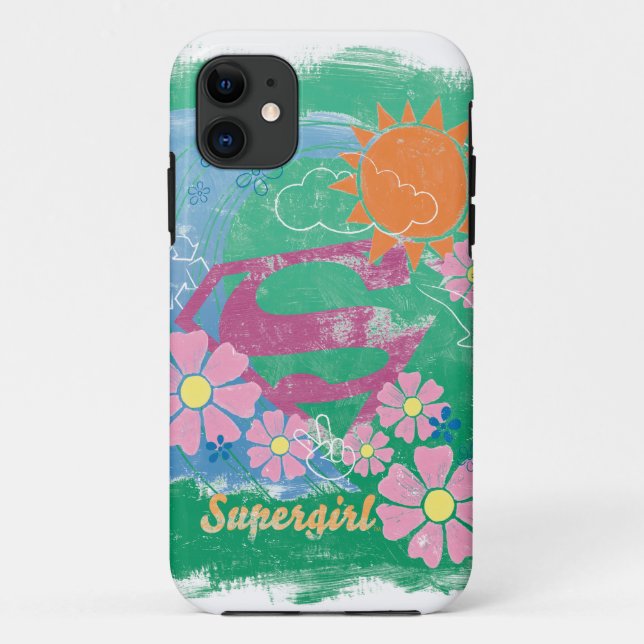 Supergirl Sun and Love Case-Mate iPhone Case (Back)