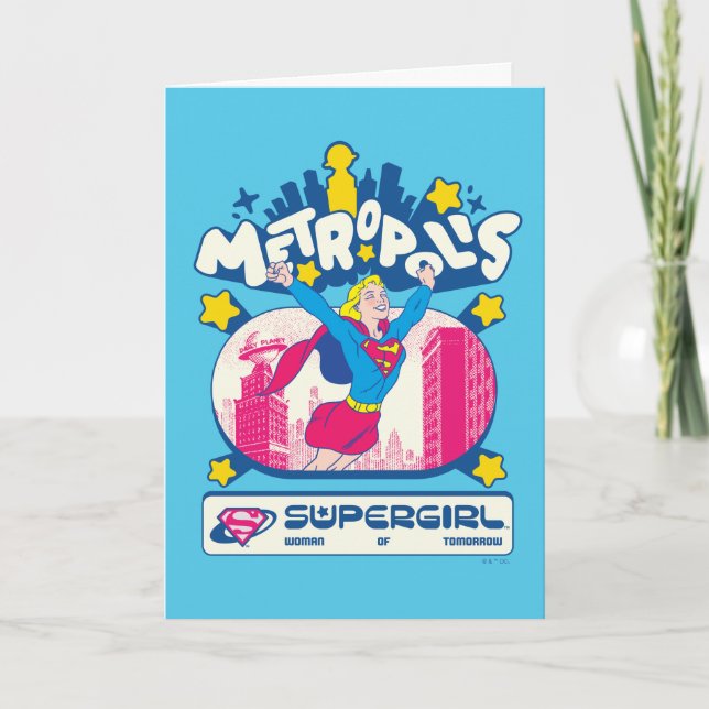 Supergirl Super Pop Woman of Tomorrow Card (Front)