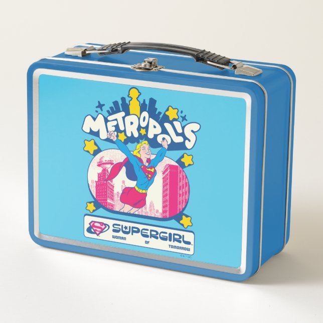 Supergirl Super Pop Woman of Tomorrow Metal Lunch Box (Front)